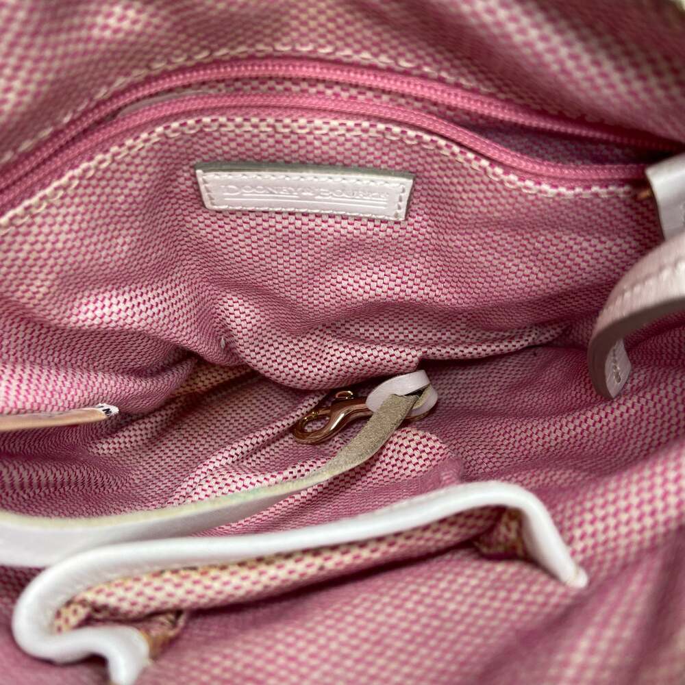 Dooney & Bourke Beige Letter Carrier Crossbody - Picture 3 of 10